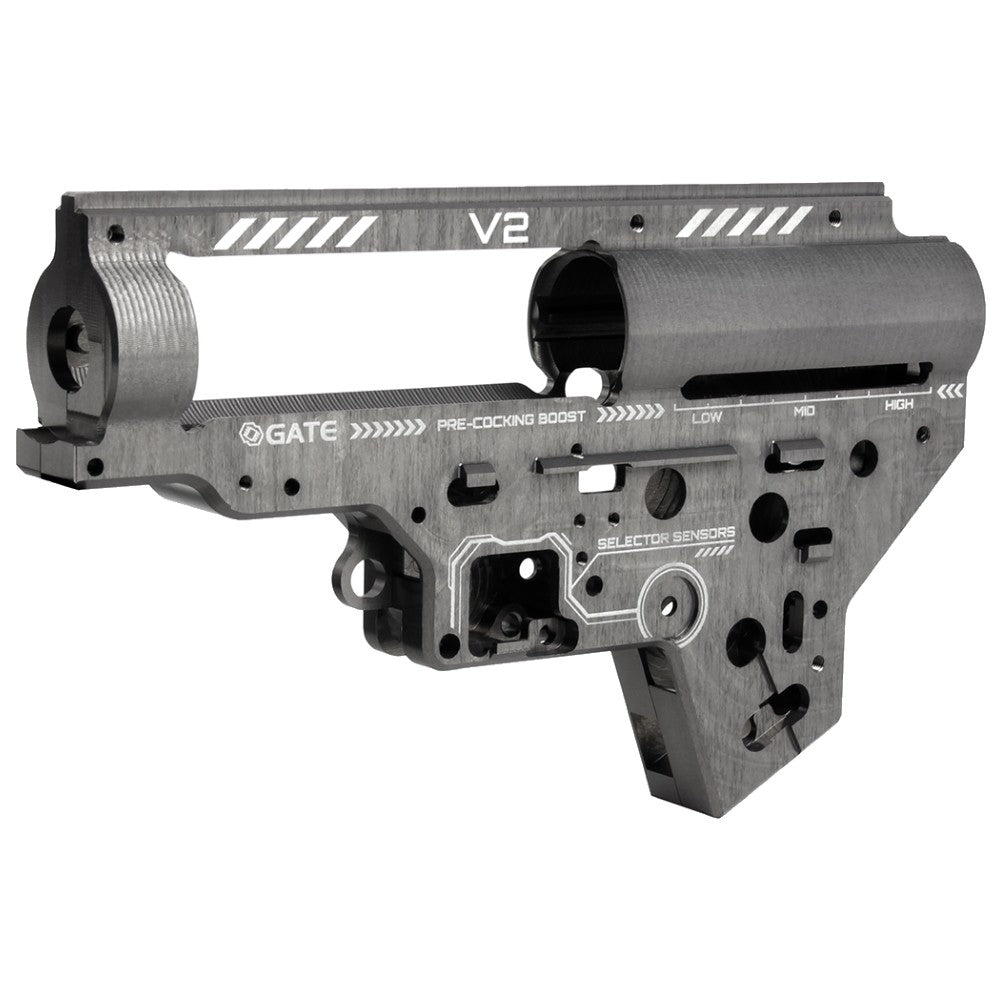 GATE CNC Aluminium Gearbox EON V2 ( 8 mm) - Gray