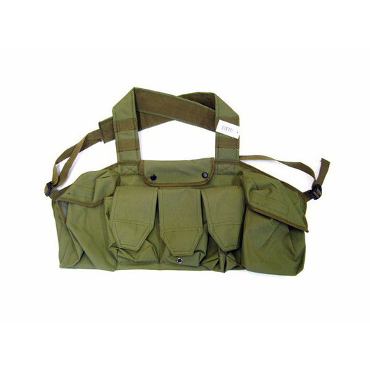 ROYAL TACTICAL VEST TATTICO TALEBAN CHICOM AK CHEST RIG VERDE (H7301V)