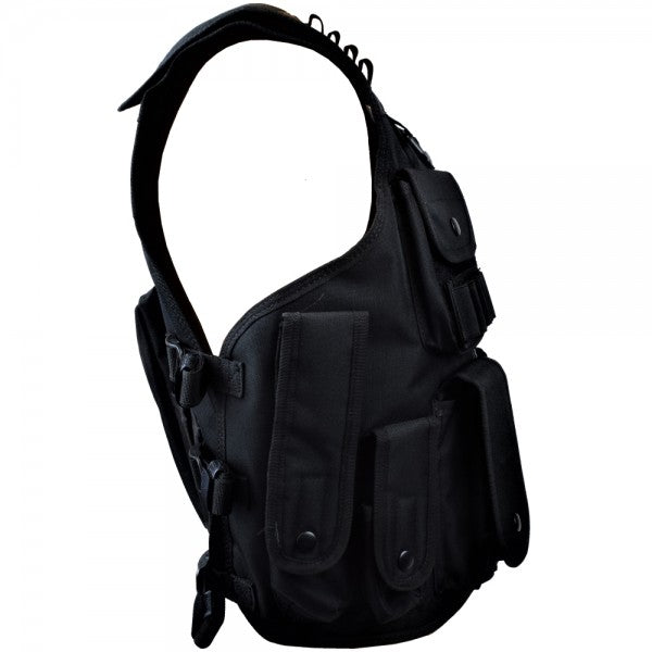 ROYAL GIUBBINO TATTICO MULTI VEST NERO (VT-1043B)
