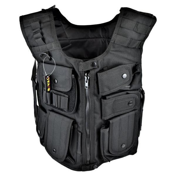 ROYAL GIUBBINO TATTICO MULTI VEST NERO (VT-1043B)