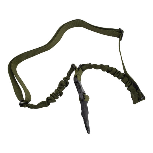 JS-TACTICAL CINGHIA A 1 PUNTO BUNGEE VERDE OLIVE DRAB (JS-1009V)