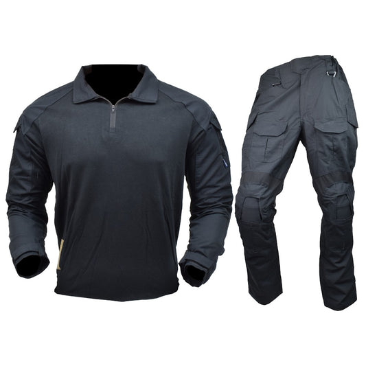 JS-TACTICAL MIMETICA COMPLETA COMBAT JS WARRIOR NERA TAGLIA M (JSWAR-BK-M)
