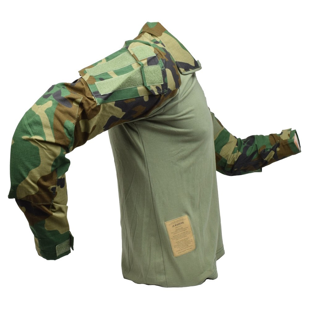 JS-TACTICAL MIMETICA COMBAT JS WARRIOR WOODLAND TAGLIA L (JSWAR-W-L)