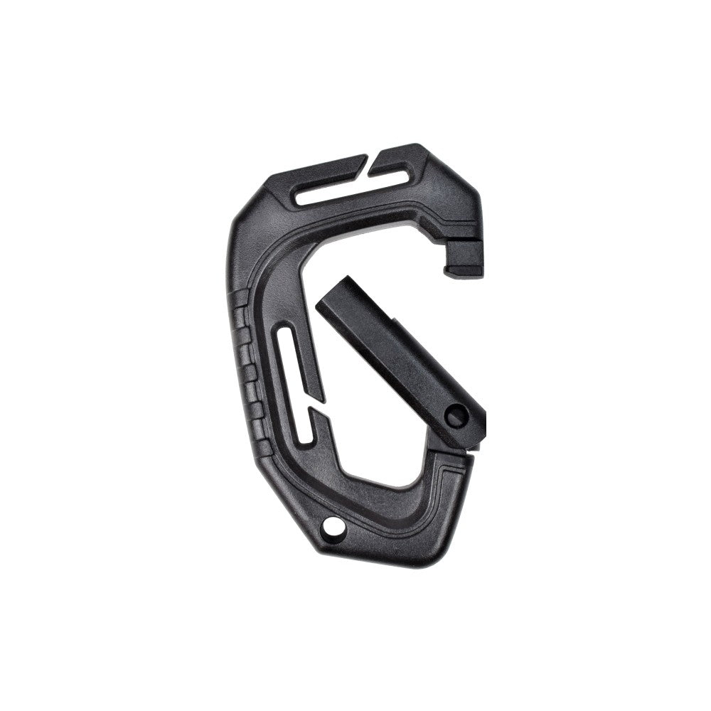 JS-TACTICAL MOSCHETTONE A SCATTO IN PLASTICA NERO (JS-1473)