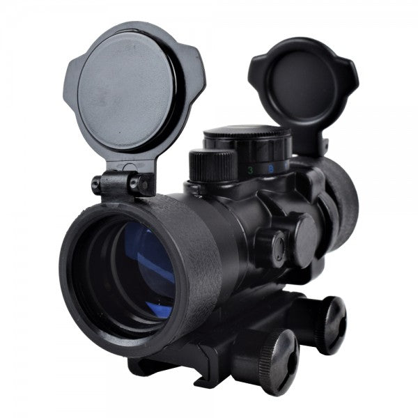 JS-TACTICAL OTTICA SHORT DOT COMPATTA LENTE 30mm ZOOM FISSO 3X NERA (JS-3.4X30)