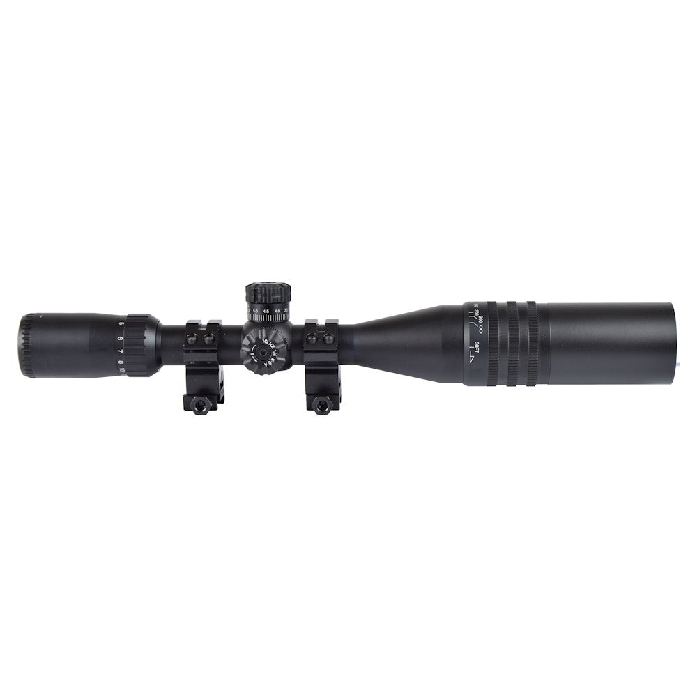 JS-TACTICAL OTTICA ILLUMINATA ZOOM 4-16X LENTE 44mm RETICOLO ILLUMINATO NERA (JS-4-16X44AOYU)