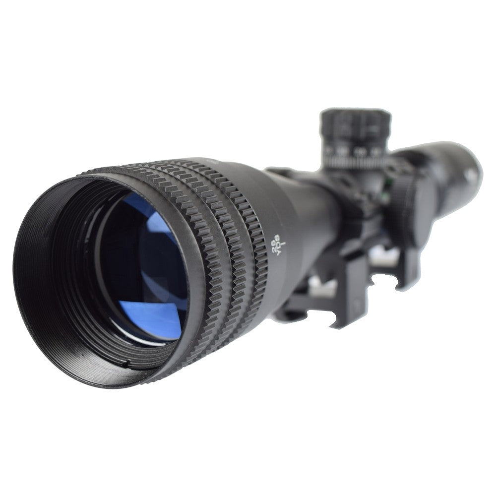 JS-TACTICAL OTTICA ILLUMINATA ZOOM 4-16X LENTE 44mm RETICOLO ILLUMINATO NERA (JS-4-16X44AOYU)