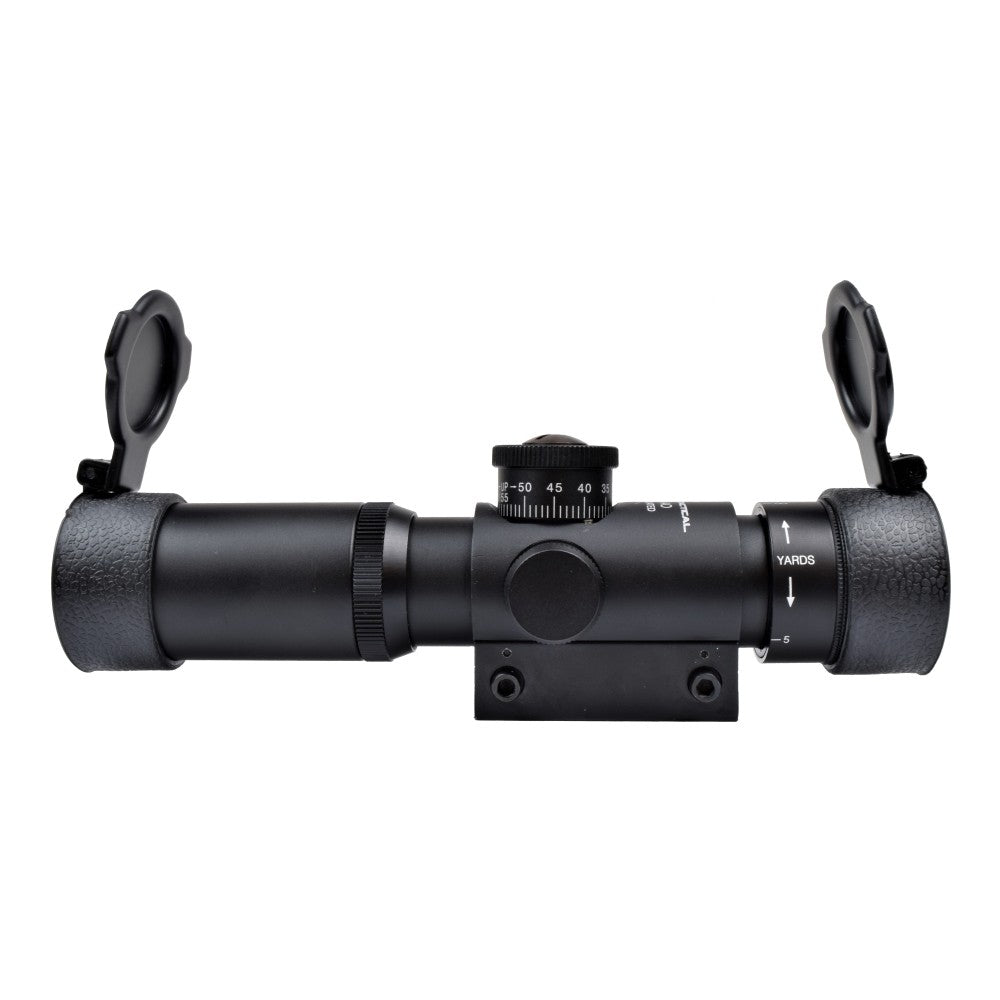 JS-TACTICAL OTTICA LENTE 21 mm ZOOM FISSO 4X NERA (JS-4X21)