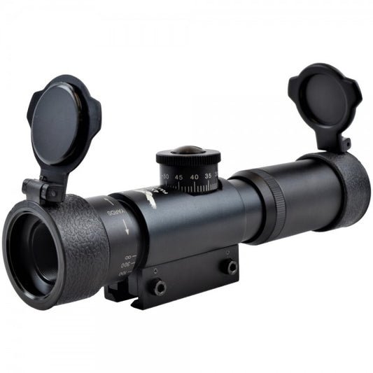 JS-TACTICAL OTTICA LENTE 21 mm ZOOM FISSO 4X NERA (JS-4X21)