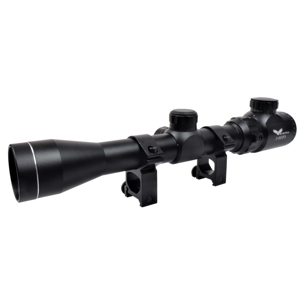 JS-TACTICAL OTTICA LENTE 32mm ZOOM 3-9X IN ALLUMINIO NERA (JS-3-9X32FA)