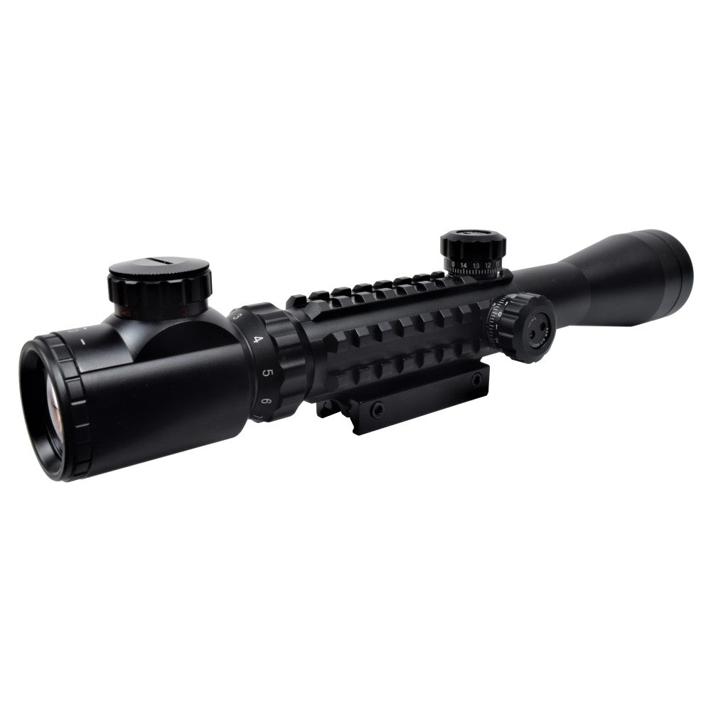 JS-TACTICAL OTTICA LENTE 40mm ZOOM 3-9X NERA (JS-3-9X40RAIL)