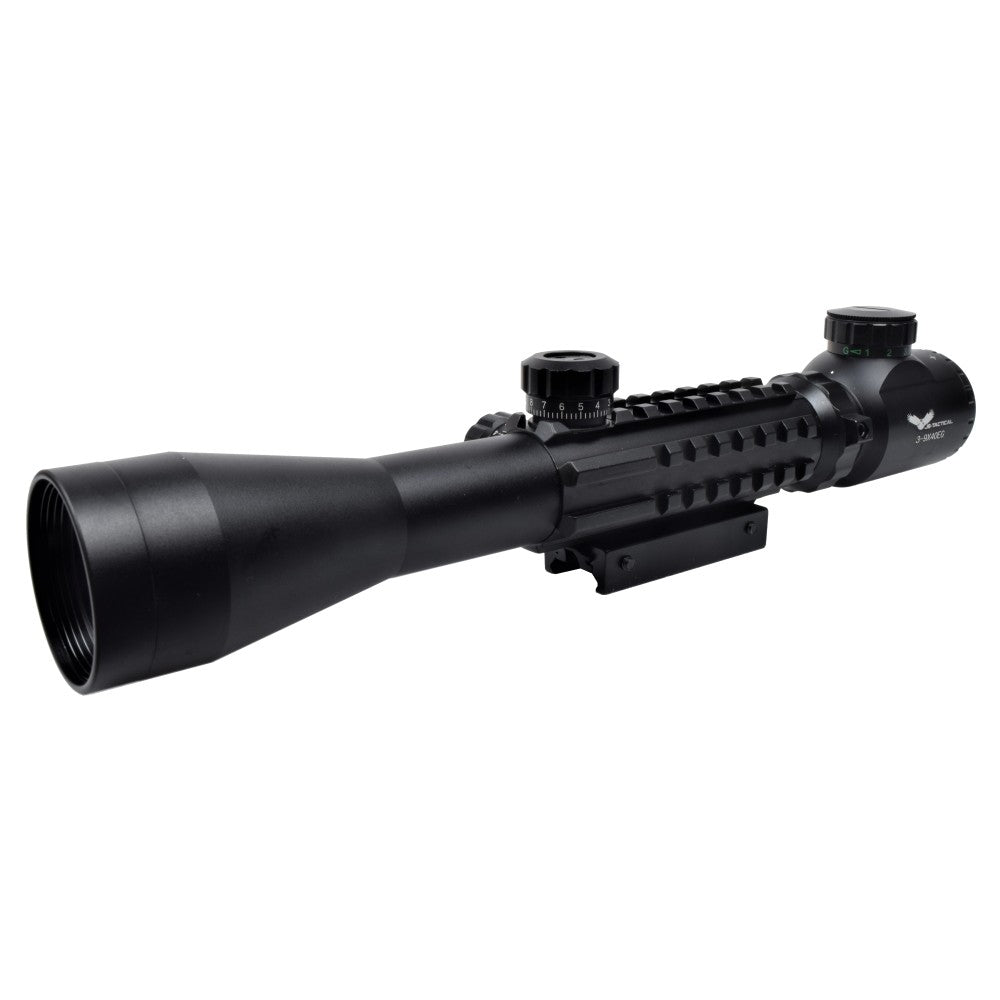 JS-TACTICAL OTTICA LENTE 40mm ZOOM 3-9X NERA (JS-3-9X40RAIL)