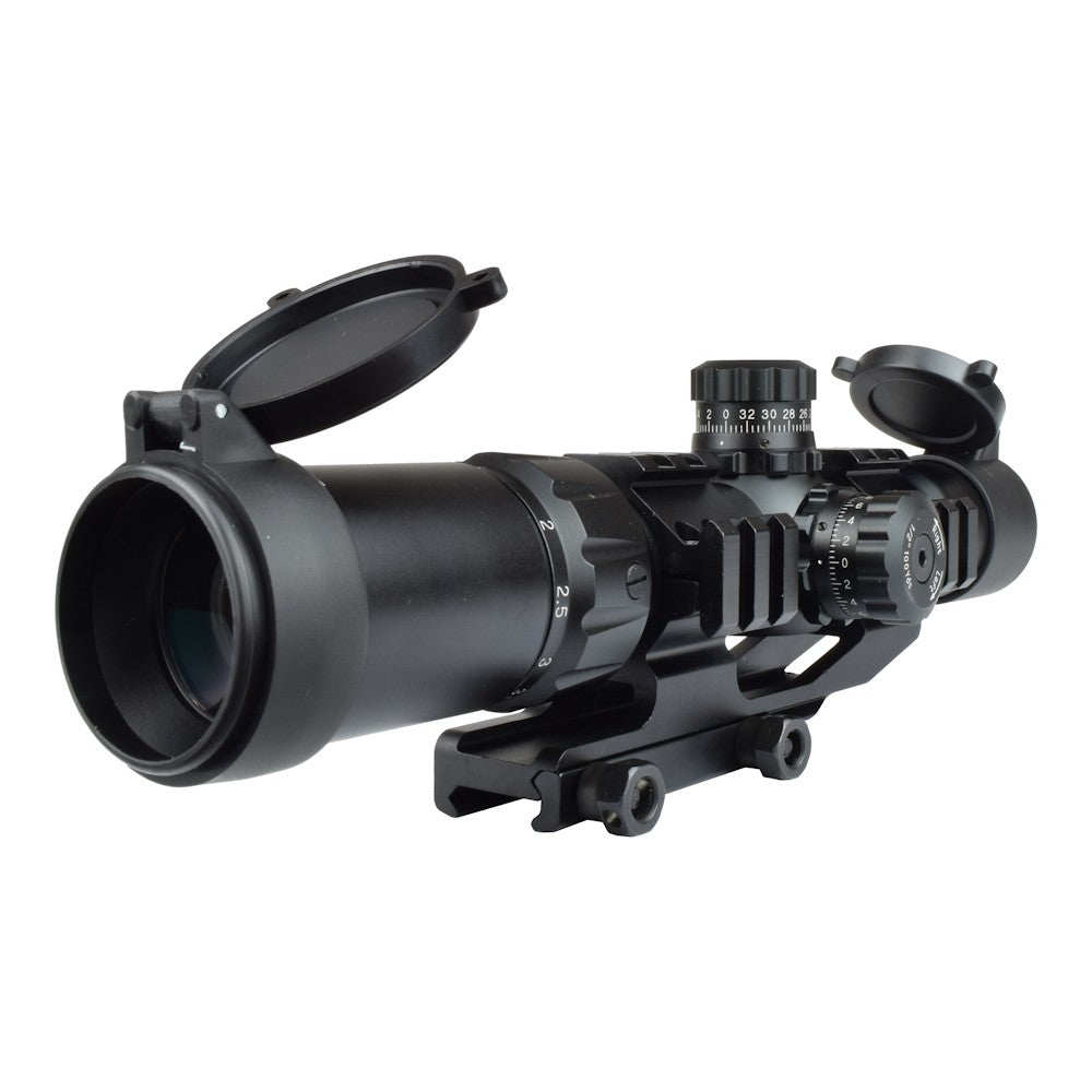 JS-TACTICAL OTTICA ZOOM 1.5-4X LENTE 30mm LVO SHORT DOT CANTELIEVER MOUNT NERA (JS-1.5-4X30BE)