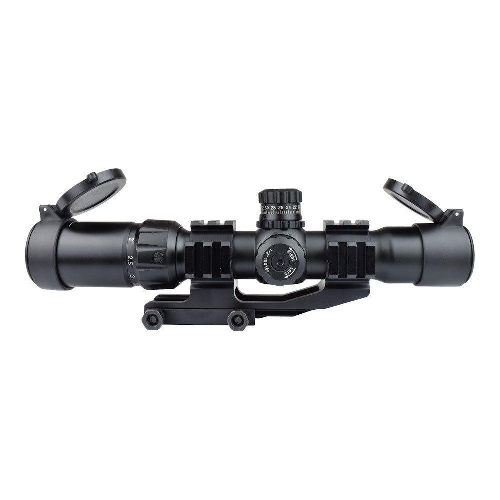 JS-TACTICAL OTTICA ZOOM 1.5-4X LENTE 30mm LVO SHORT DOT CANTELIEVER MOUNT NERA (JS-1.5-4X30BE)