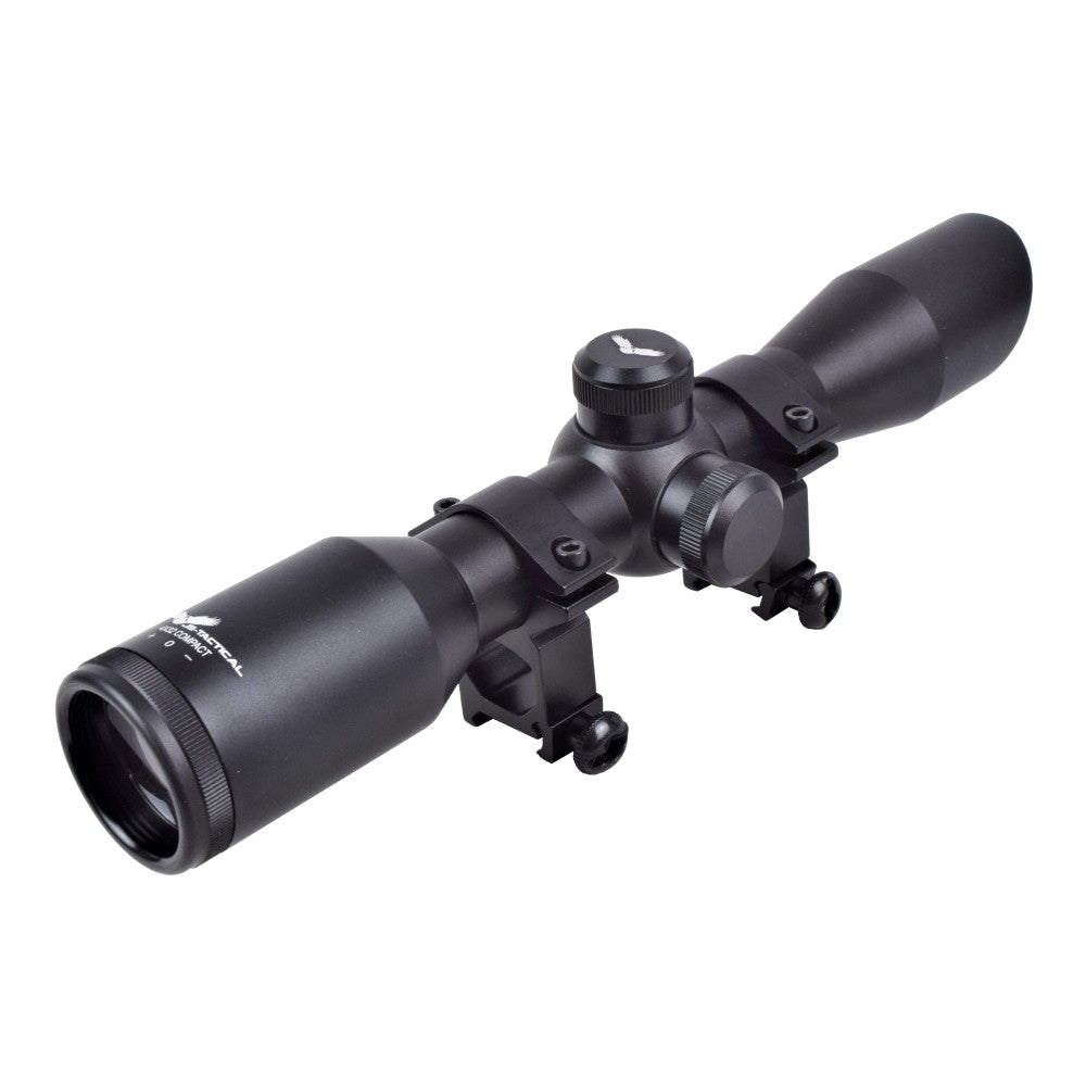 JS-TACTICAL OTTICA ZOOM 4X LENTE 32mm COMPACT AGGRESSIVE NERA (JS-4X32COMPACT)