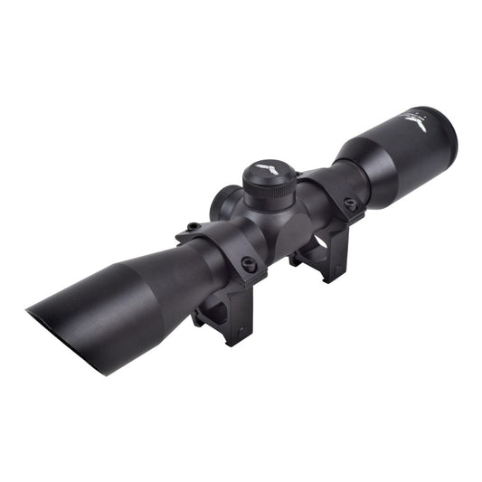 JS-TACTICAL OTTICA ZOOM 4X LENTE 32mm COMPACT AGGRESSIVE NERA (JS-4X32COMPACT)