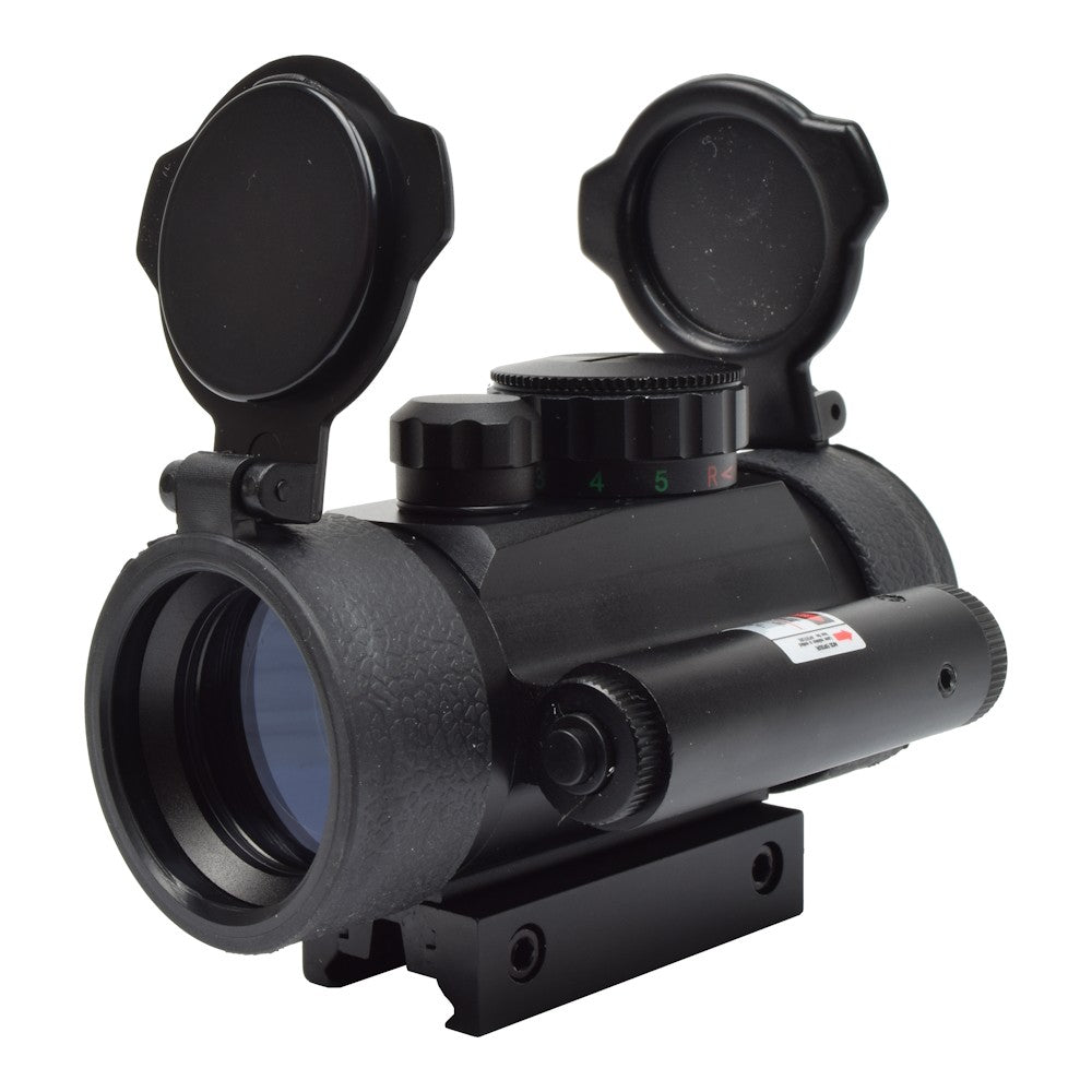 JS-TACTICAL RED DOT TUBOLARE 1X30 mm CON LASER ROSSO (JS-HD30N)