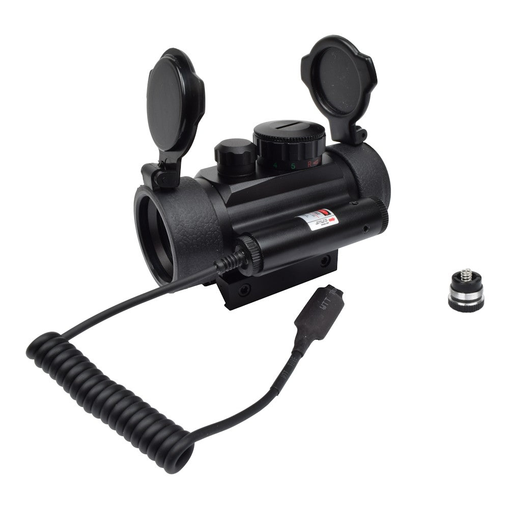 JS-TACTICAL RED DOT TUBOLARE 1X30 mm CON LASER ROSSO (JS-HD30N)