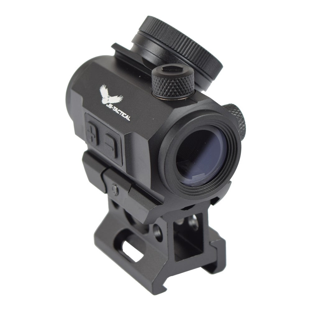 JS-TACTICAL RED DOT SIGHT CON RIALZO SLIM DA 1" E BATTERIA INTEGRATA NERO (JS-M1KC)