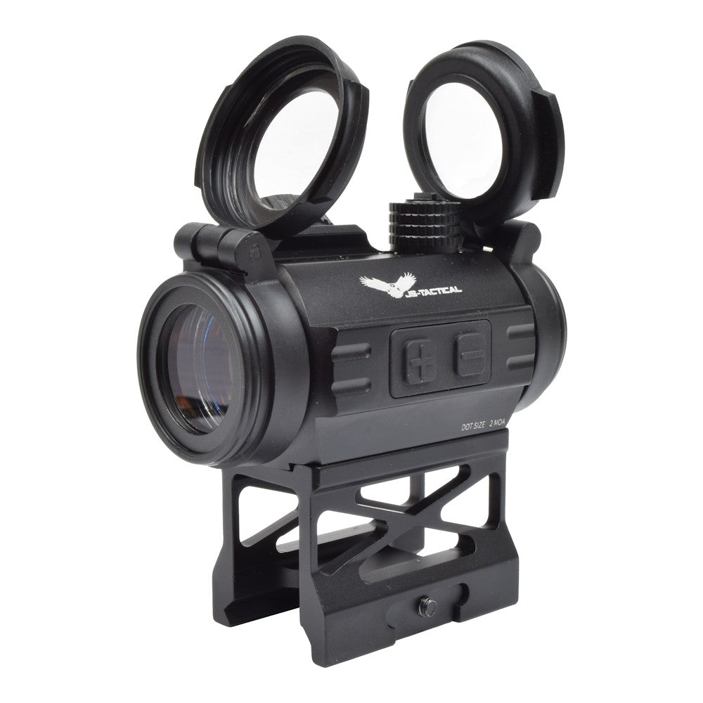 JS-TACTICAL RED DOT SIGHT CON RIALZO 1" SKELETON MOUNT NERO (JS-BD01)