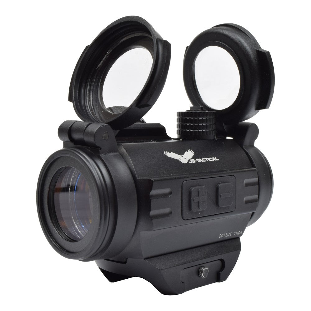 JS-TACTICAL RED DOT SIGHT CON RIALZO 1" SKELETON MOUNT NERO (JS-BD01)