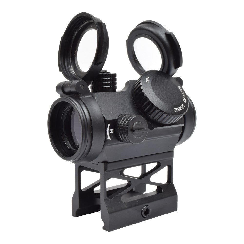 JS-TACTICAL RED DOT SIGHT CON RIALZO 1" SKELETON MOUNT NERO (JS-BD01)