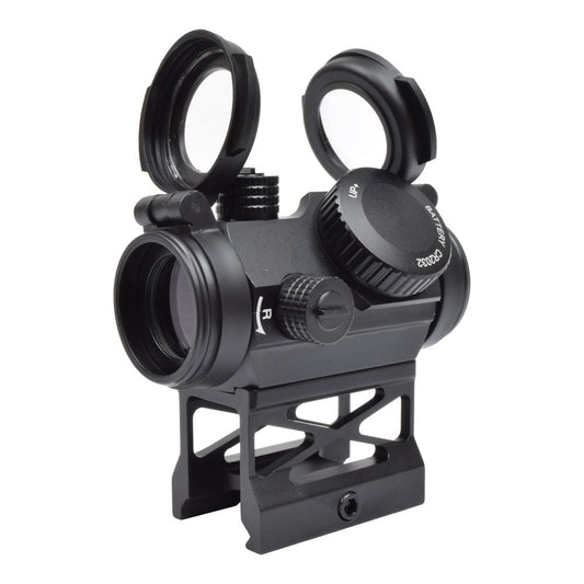 JS-TACTICAL RED DOT SIGHT CON RIALZO 1" SKELETON MOUNT NERO (JS-BD01)
