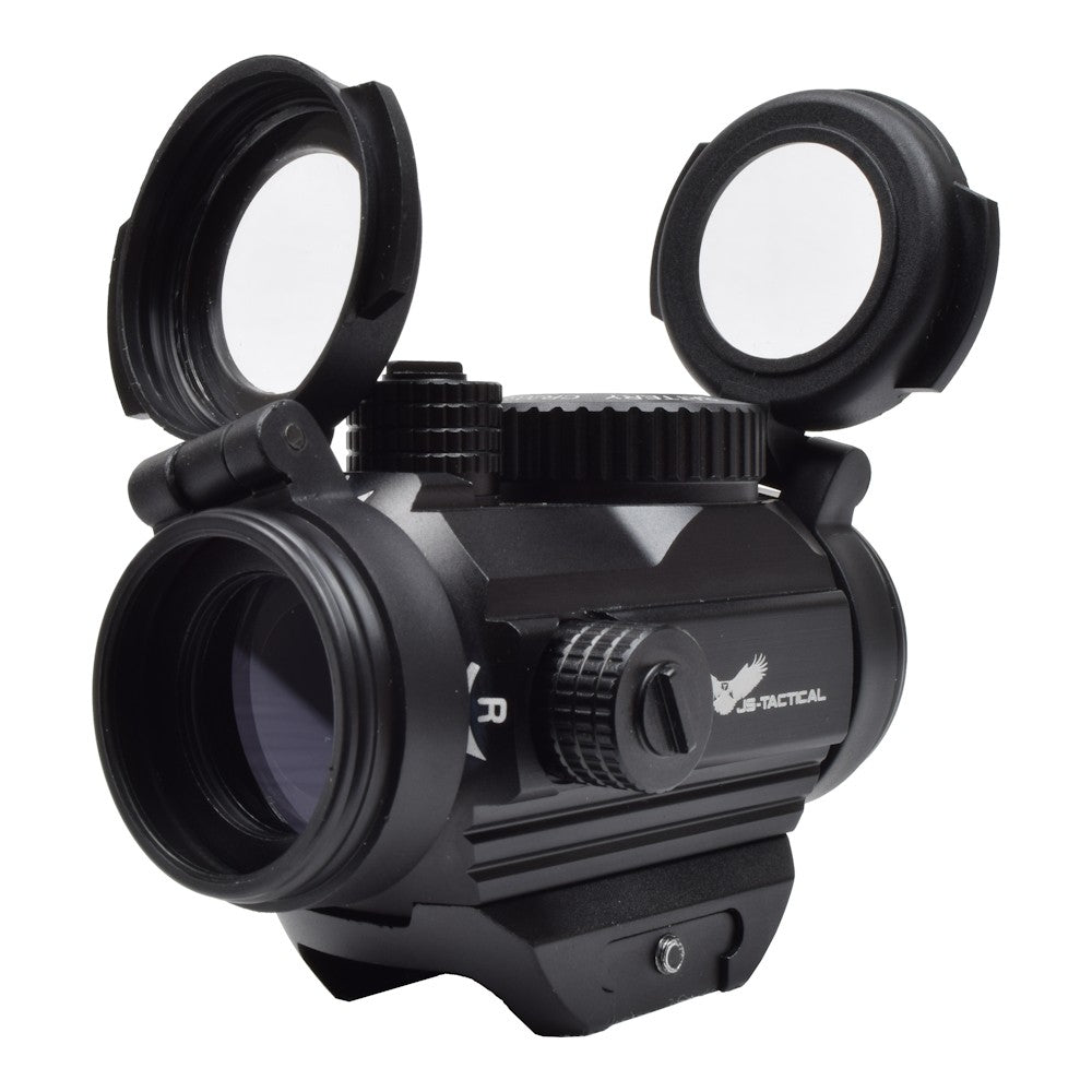 JS-TACTICAL RED DOT SIGHT CON RIALZO 1" CAGE BAR NERO (JS-BD02)