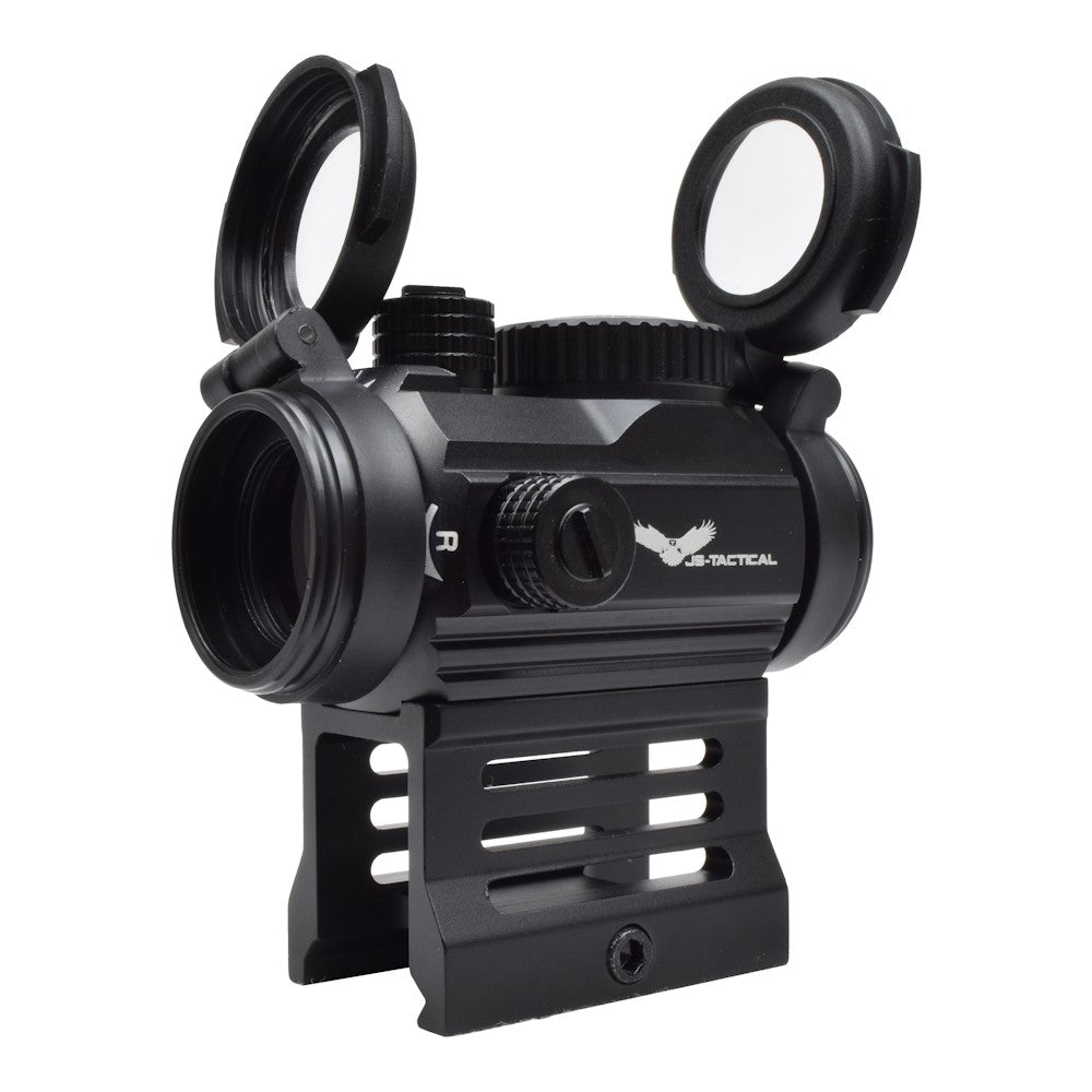 JS-TACTICAL RED DOT SIGHT CON RIALZO 1" CAGE BAR NERO (JS-BD02)