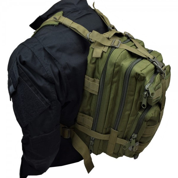 JS-TACTICAL ZAINO 600D OXFORD CAPACITA 30L VERDE (EX-V22G)