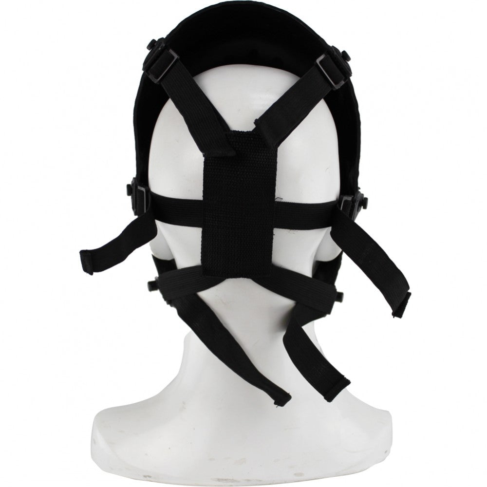 WOSPORT MASCHERA PROTEZIONE INTEGRALE TESCHIO BLOODED SKULL NERO E SILVER (WO-MA79S)