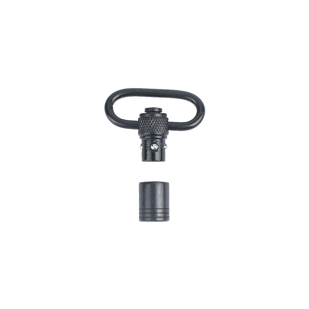 METAL GANCIO CINGHIA QD IN ALLUMINIO NERO (ME4009-B)