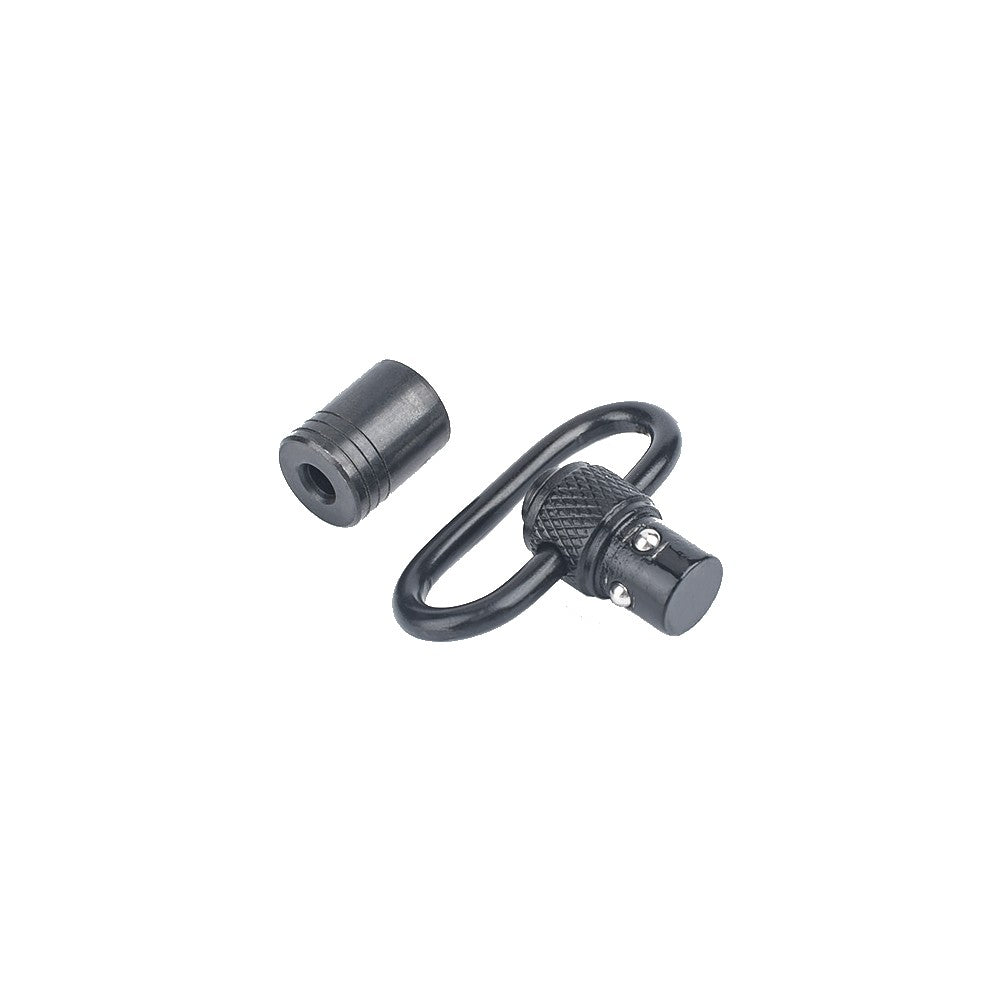 METAL GANCIO CINGHIA QD IN ALLUMINIO NERO (ME4009-B)