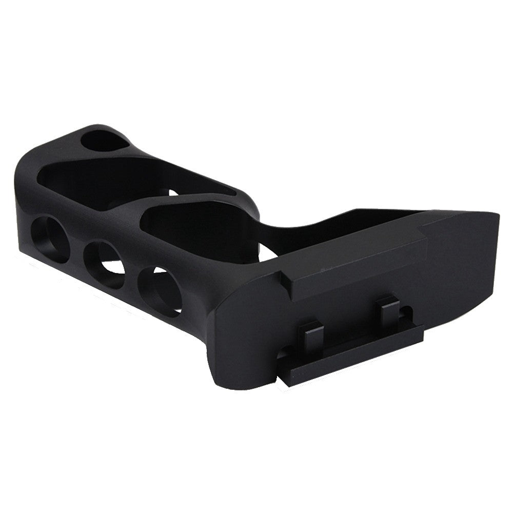 METAL IMPUGNATURA GRIP ANGOLATA PER SLITTE STANDARD 20mm FORT IN METALLONERA (ME6005-B)