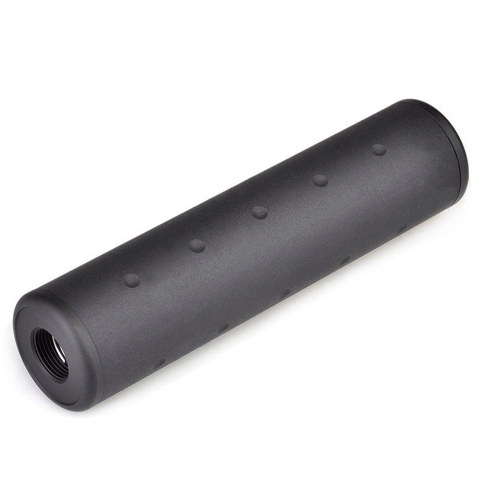 METAL SILENZIATORE SKULL VERSIONE 128 X 31 mm NERO (ME2016-B)