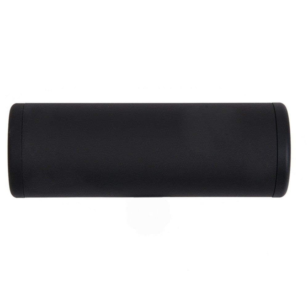 METAL SILENZIATORE CORTO SMOOTH STYLE VERSIONE 100X35 IN METALLO NERO (ME2020-B)