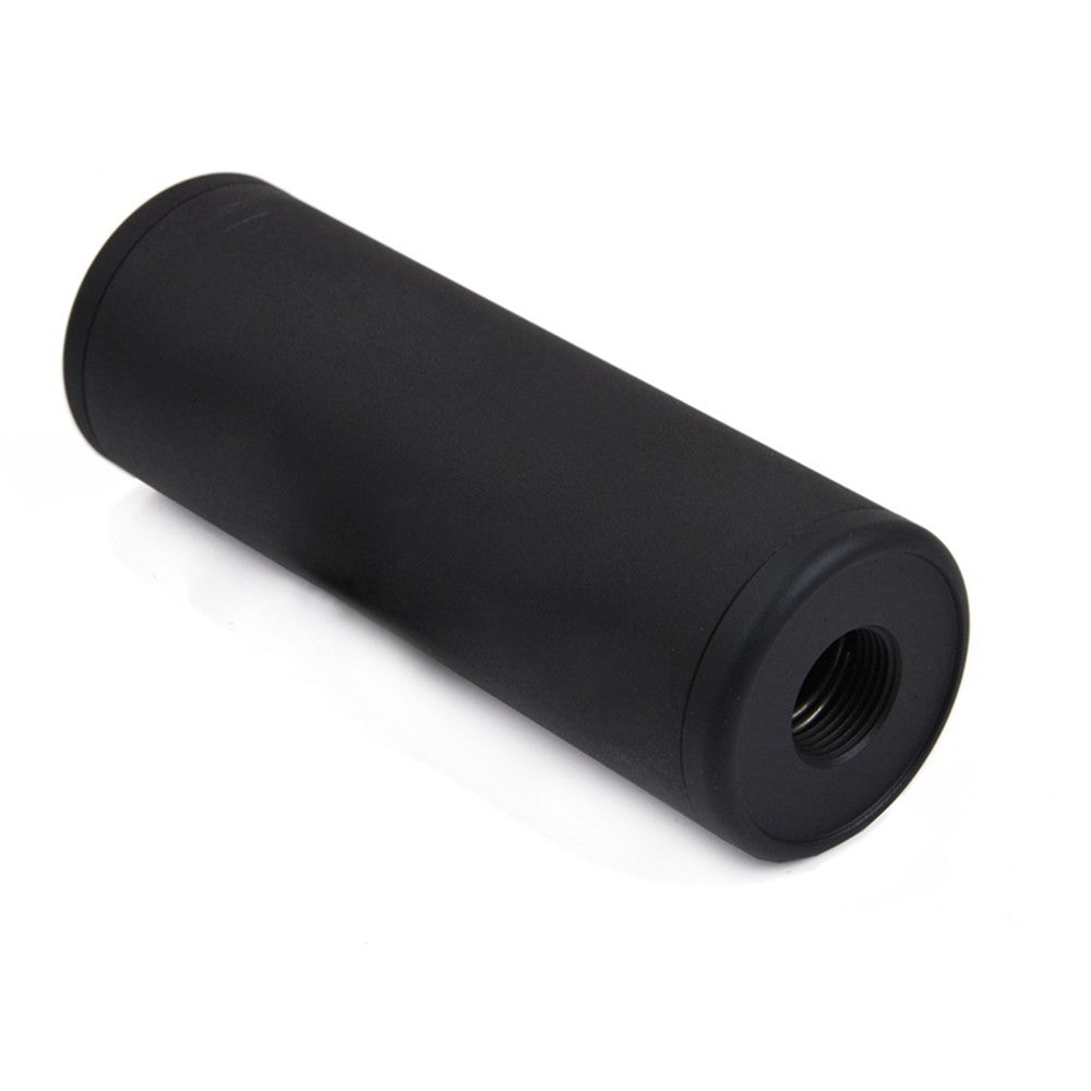 METAL SILENZIATORE CORTO SMOOTH STYLE VERSIONE 100X35 IN METALLO NERO (ME2020-B)