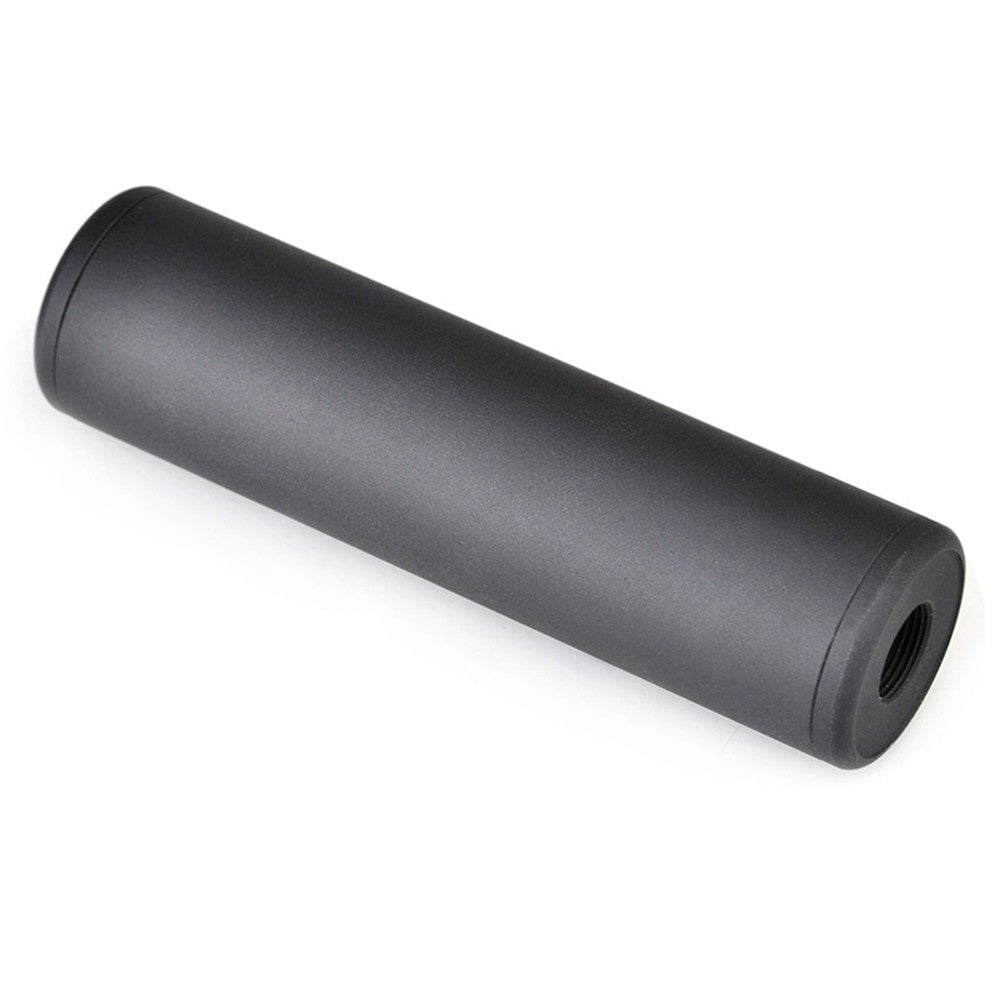METAL SILENZIATORE SMOOTH STYLE VERSIONE 130X35 IN METALLO NERO (ME2019-B)