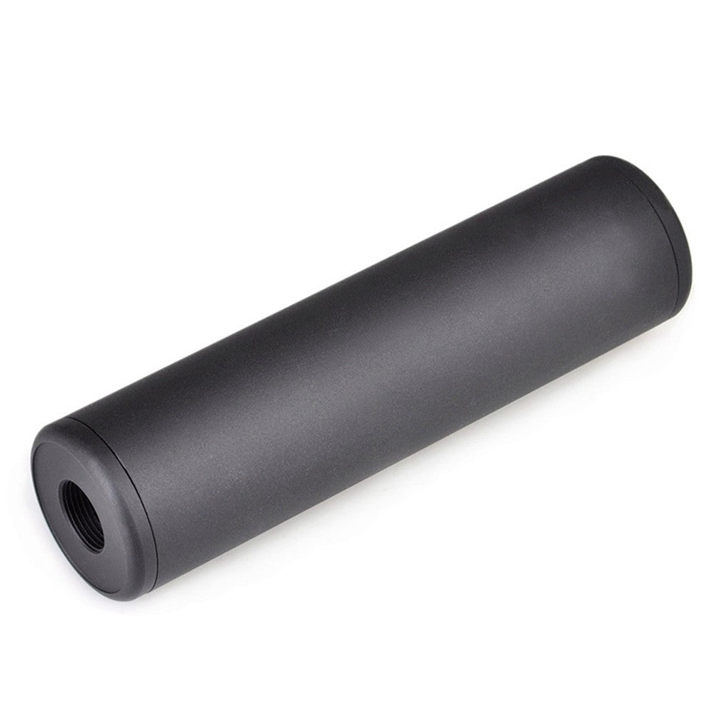 METAL SILENZIATORE SMOOTH STYLE VERSIONE 130X35 IN METALLO NERO (ME2019-B)