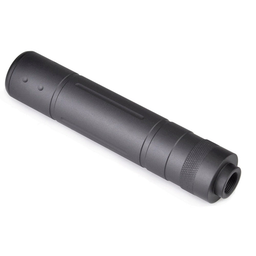 METAL SILENZIATORE TYPE D SOCOM VERSIONE 155X31 mm NERO (ME2013-B)