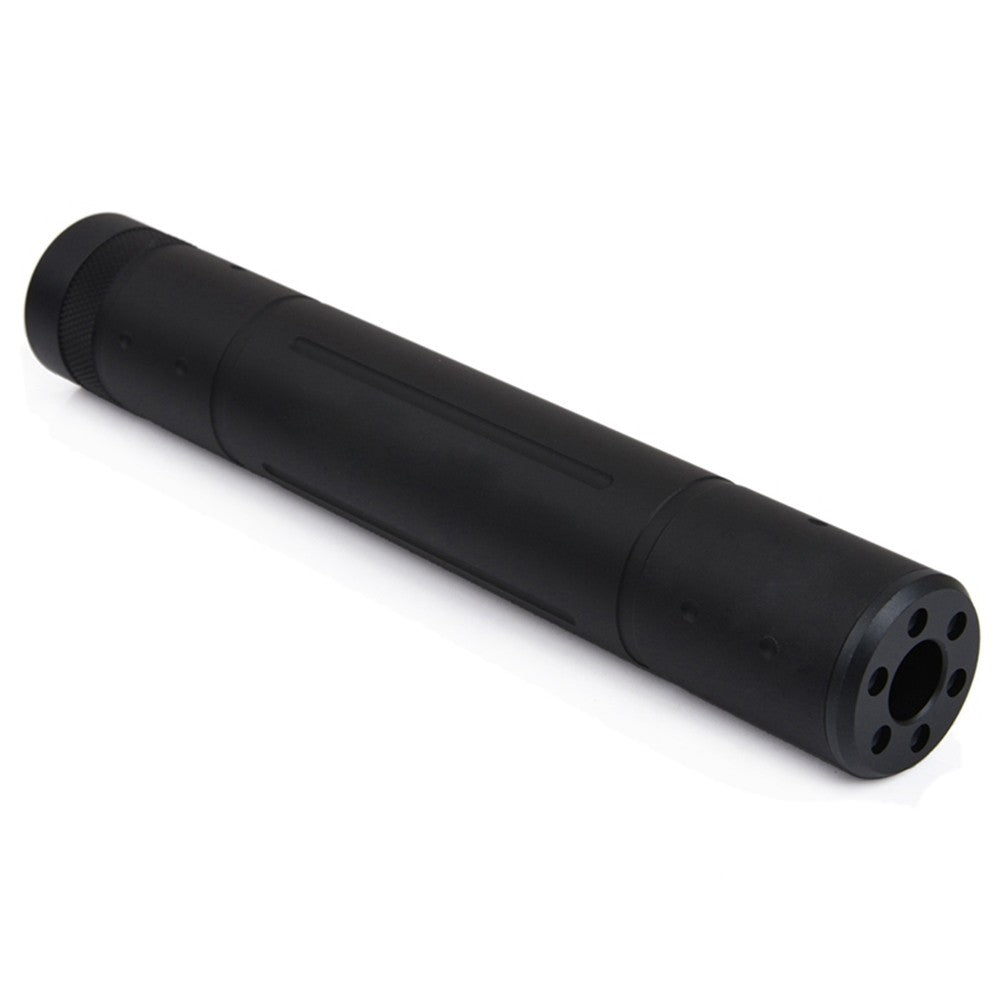 METAL SILENZIATORE TYPE D SOCOM VERSIONE 195 X 31 mm NERO (ME2012-B)