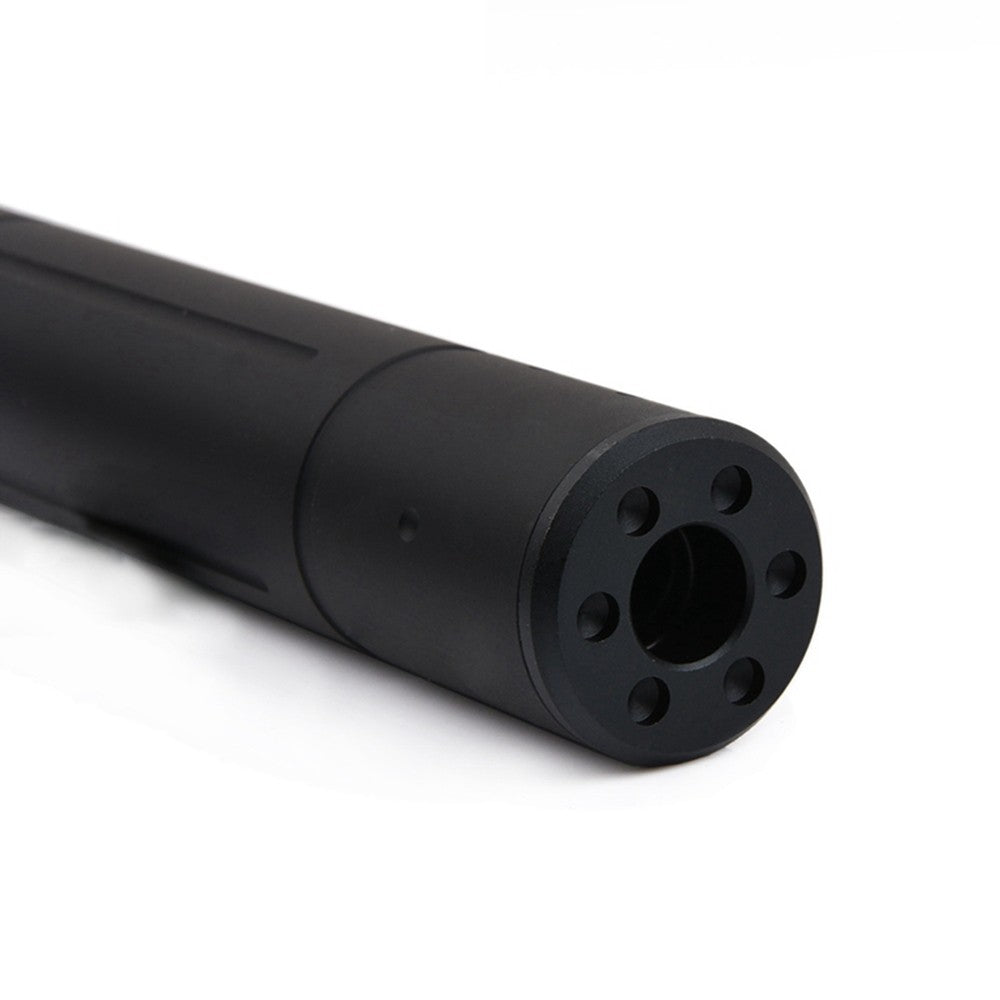 METAL SILENZIATORE TYPE D SOCOM VERSIONE 195 X 31 mm NERO (ME2012-B)