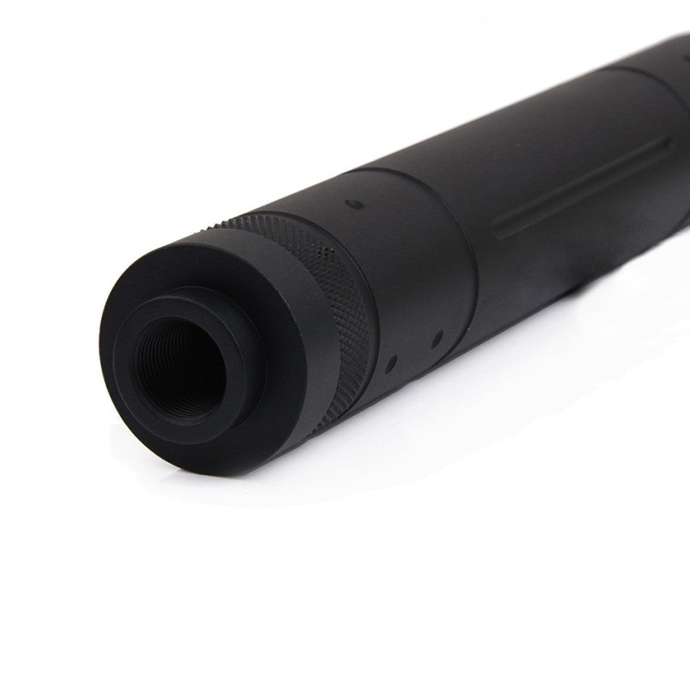 METAL SILENZIATORE TYPE D SOCOM VERSIONE 195 X 31 mm NERO (ME2012-B)