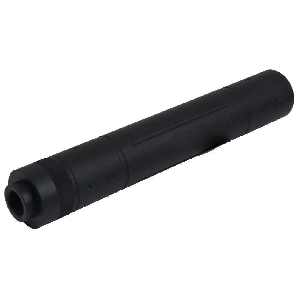 METAL SILENZIATORE TYPE D SOCOM VERSIONE 195 X 31 mm NERO (ME2012-B)