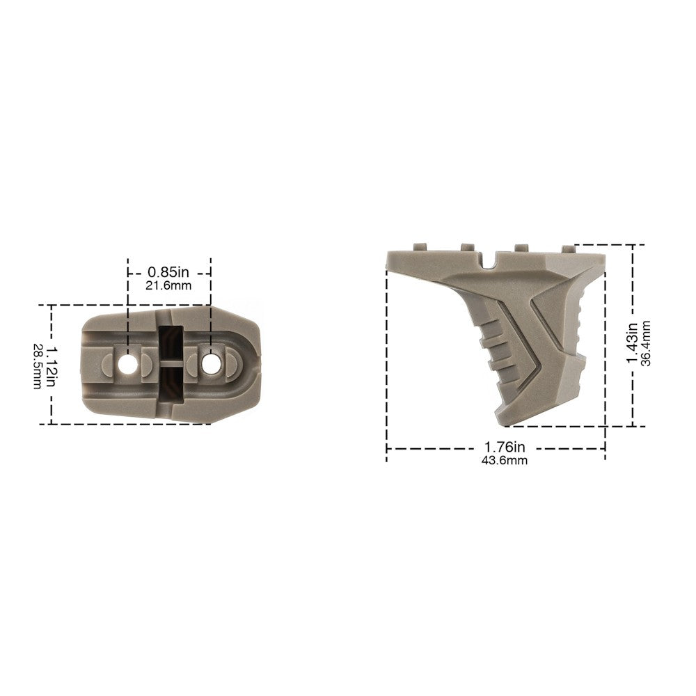 MP HAND STOP PER SISTEMI MLOK DARK EARTH (MP1011-T)