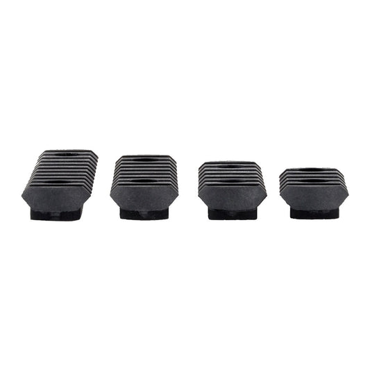 MP SET 4 SLITTE 20mm IN POLIMERO PER PARAMANI MOE NERO (MP2012-B)