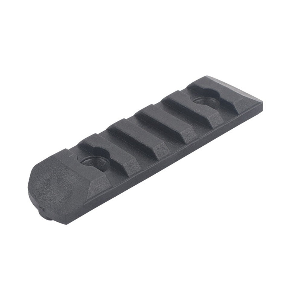 MP SET 6 SLITTE 20mm IN POLIMERO PER KEYMOD E M-LOK NERO (MP2013-B)