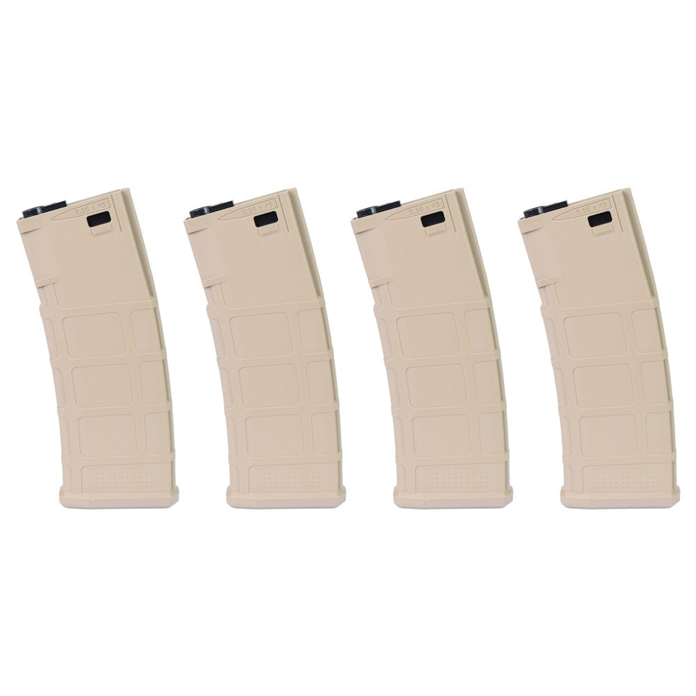 POSEIDON X CSI SET 4 CARICATORI MID-CAP 220 COLPI PER M4 TAN (PAEG-MGM4220 TAN)
