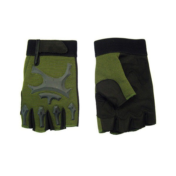 ROYAL GUANTI MEZZE DITA TAGLIA M VERDE (GL51VM)