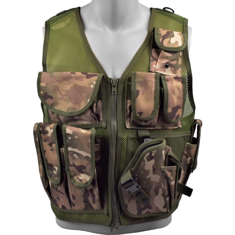 ROYAL TATTICO MULTI TASCA TACTICAL VEST MULTICAM (06557)